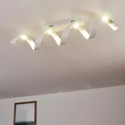 Plafonnier Rezat LED Blanc, 1 lumière
