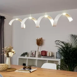 Plafonnier Rezat LED Blanc, 1 lumière