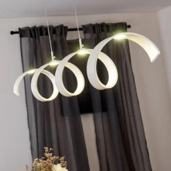 Plafonnier Rezat LED Blanc, 1 lumière