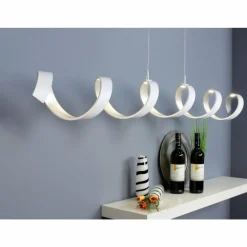 Plafonnier Rezat LED Blanc, 1 lumière