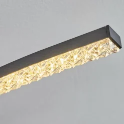 Plafonnier Rheinfelden LED Noir, 1 lumière