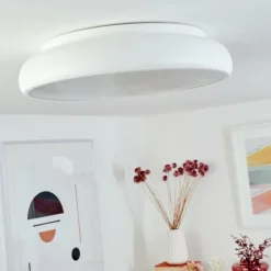 Plafonnier Rhone LED Blanc, 1 lumière, Changeur de couleurs