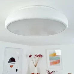 Plafonnier Rhone LED Blanc, 1 lumière, Changeur de couleurs