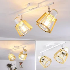 Plafonnier Rieti Blanc, 2 lumières