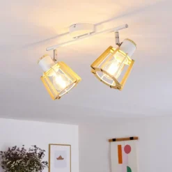 Plafonnier Rieti Blanc, 2 lumières