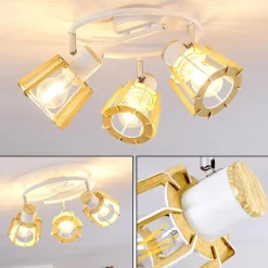 Plafonnier Rieti Blanc, 3 lumières