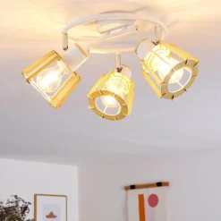 Plafonnier Rieti Blanc, 3 lumières