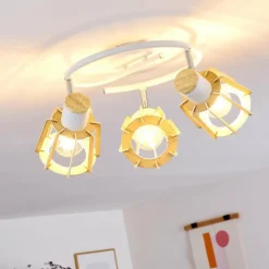 Plafonnier Rieti Blanc, 3 lumières