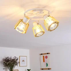 Plafonnier Rieti Blanc, 3 lumières