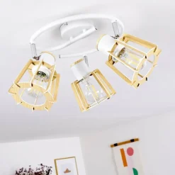 Plafonnier Rieti Blanc, 3 lumières