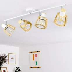 Plafonnier Rieti Blanc, 4 lumières