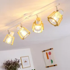 Plafonnier Rieti Blanc, 4 lumières