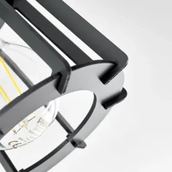 Plafonnier Rieti Noir, 2 lumières