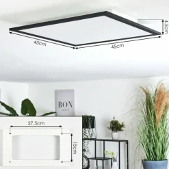 Plafonnier Ringuelet LED Blanc, 1 lumière, Télécommandes