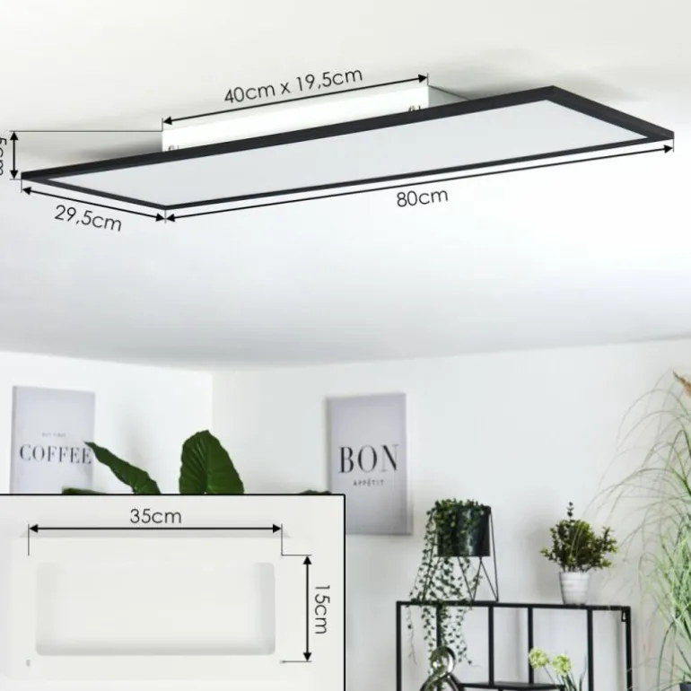 Plafonnier Ringuelet LED Blanc, 1 lumière, Télécommandes