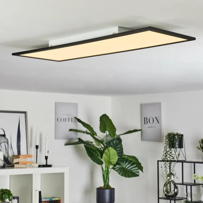 Plafonnier Ringuelet LED Blanc, 1 lumière, Télécommandes