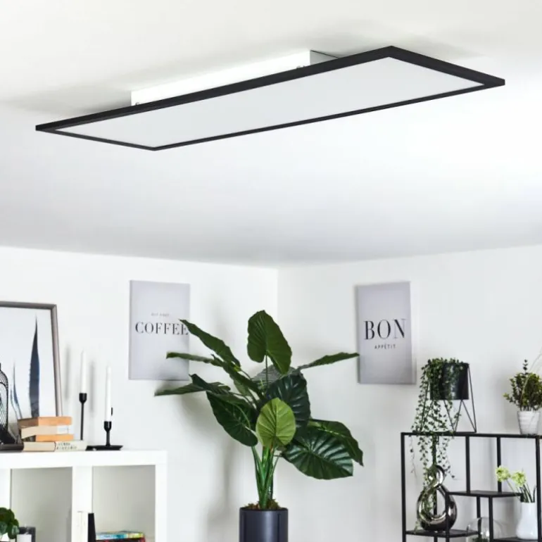 Plafonnier Ringuelet LED Blanc, 1 lumière, Télécommandes