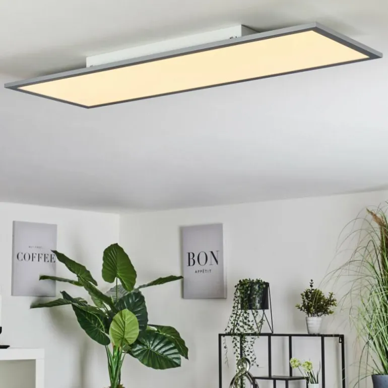 Plafonnier Ringuelet LED Blanc, 1 lumière, Télécommandes