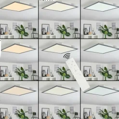 Plafonnier Ringuelet LED Blanc, 1 lumière, Télécommandes