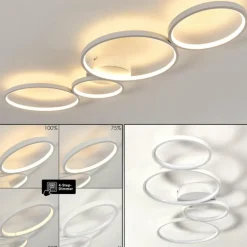 Plafonnier Rodekro LED Blanc, 1 lumière