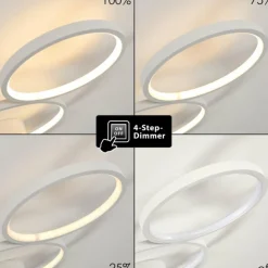 Plafonnier Rodekro LED Blanc, 1 lumière