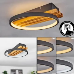 Plafonnier Rodekro LED Écru, Noir, 1 lumière