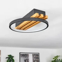 Plafonnier Rodekro LED Écru, Noir, 1 lumière