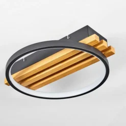 Plafonnier Rodekro LED Écru, Noir, 1 lumière