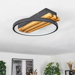Plafonnier Rodekro LED Écru, Noir, 1 lumière