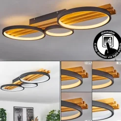 Plafonnier Rodekro LED Écru, Noir, 1 lumière