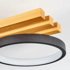 Plafonnier Rodekro LED Écru, Noir, 1 lumière