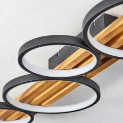 Plafonnier Rodekro LED Écru, Noir, 1 lumière