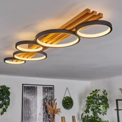 Plafonnier Rodekro LED Écru, Noir, 1 lumière