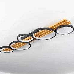 Plafonnier Rodekro LED Écru, Noir, 1 lumière