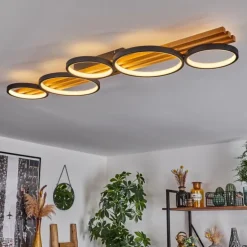 Plafonnier Rodekro LED Écru, Noir, 1 lumière