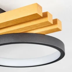 Plafonnier Rodekro LED Écru, Noir, 1 lumière