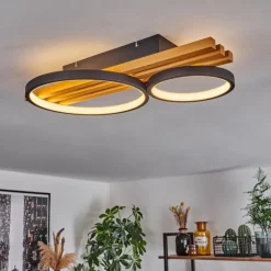 Plafonnier Rodekro LED Écru, Noir, 1 lumière