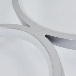 Plafonnier Rodekro LED Nickel mat, 1 lumière