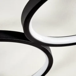 Plafonnier Rodekro LED Noir, 1 lumière