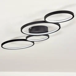 Plafonnier Rodekro LED Noir, 1 lumière