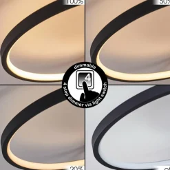 Plafonnier Rodekro Noir, 1 lumière