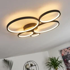 Plafonnier Rodekro Noir, 1 lumière