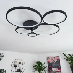 Plafonnier Rodekro Noir, 1 lumière