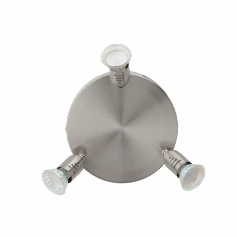 Plafonnier rond à spots Brilliant Loona, 3 lumières