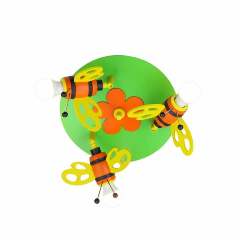 Plafonnier rond Elobra HUMMEL Multicolore, 3 lumières