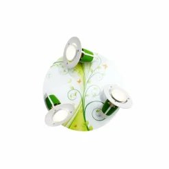 Plafonnier rond Elobra PHANTASIE Vert, 3 lumières