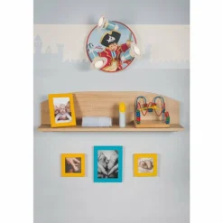 Plafonnier rond Elobra SEE Bleu, 3 lumières