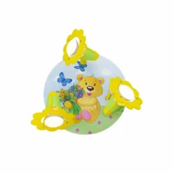 Plafonnier rond Elobra TEDDYBÄR Jaune, Vert, 3 lumières