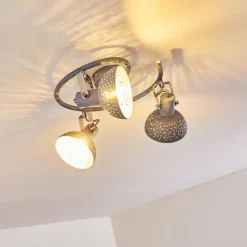 Plafonnier Ronia Gris, 3 lumières