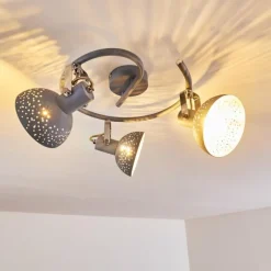 Plafonnier Ronia Gris, 3 lumières